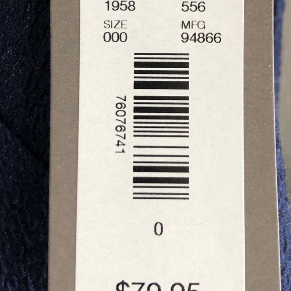 Navy 3/4 Length Dress Eva Mendes NYandCo - Picture 9 of 9